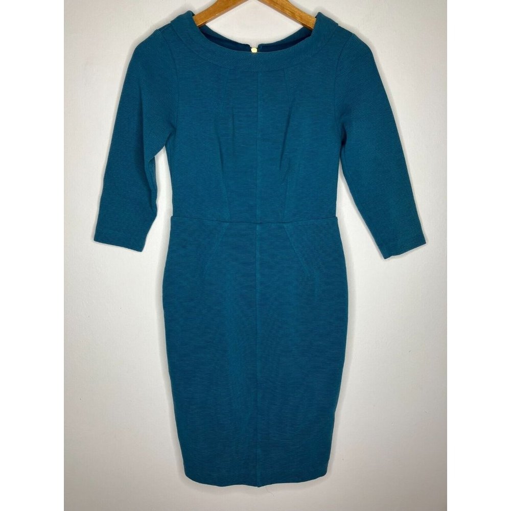 Boden Women's US 6P UK 10P Teal Dress